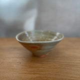 Footed Bowl #01 - Wood Fired - Shino Glaze - July 2024