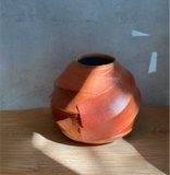 Shino Moon Vase - Faceted
