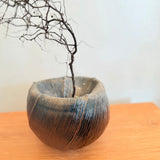 "Combed" Vase - Faceted - Large • May25 • TH0301