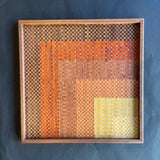 Japanese Yoseki (Wooden Mosaic) Tray - Square