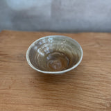 Footed Bowl #01 - Wood Fired - Shino Glaze - July 2024