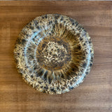 "Dimple" Platter in Mushroom Speckle - Medium