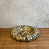 "Dimple" Platter in Mushroom Speckle - Medium