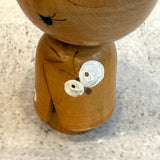 Vintage Kokeshi #107 - "Butterfly Baby" - Small
