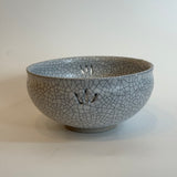 Round Bowls - White Crackle - Medium • May25 • TH0507