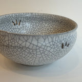 Round Bowls - White Crackle - Medium • May25 • TH0507