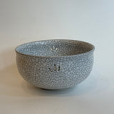 Round Bowls - White Crackle - Medium • May25 • TH0507