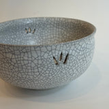 Round Bowls - White Crackle - Medium • May25 • TH0507