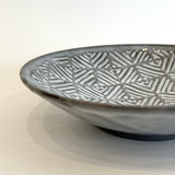 "Straw White" Bowls - Carved - Medium • May25 • TH0702