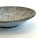 "Straw White" Bowls - Carved - Medium • May25 • TH0702