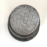 "Straw White" Bowls - Carved - Medium • May25 • TH0702