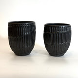 Matte Black Cups - Fluted - Wide • May25 • TH0802