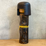 Vintage Kokeshi #095 - "Yellow Belt" Usaburo