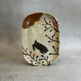 "Hanafuda" Platter - Leaping Boar • Oct24