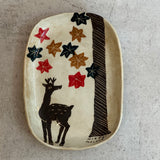 "Hanafuda" Platter - Deer • Oct24