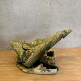 Oribe Ikebana Vase #02 - "Shards" • Oct24