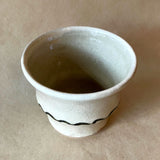 Japanese Ceramic Cup - Two-Tone - Green/White