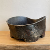 Rectangular Footed Planter - Black