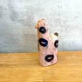 "Pink Spotted Bird" Vase - Medium • May25