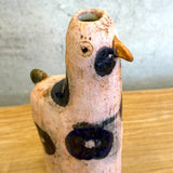 "Pink Spotted Bird" Vase - Medium • May25