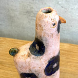 "Pink Spotted Bird" Vase - Medium • May25