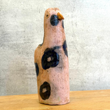"Pink Spotted Bird" Vase - Medium • May25