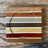 Japanese Yoseki (Wooden Mosaic) Coaster - Square