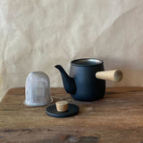 Japanese Stainless Steel Teapots with Side Handle - Small