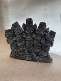 Bud Vase (5 Holder) - Black Shimmer