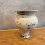 Rimmed Pedastal Vases - White • serious PLAY