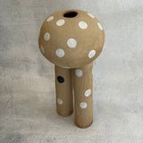 Two Legged "Pod" Vase in Spots - Tall - December 2023