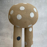 Two Legged "Pod" Vase in Spots - Tall - December 2023