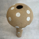 Two Legged "Pod" Vase in Spots - Tall - December 2023