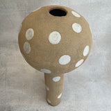 Two Legged "Pod" Vase in Spots - Tall - December 2023