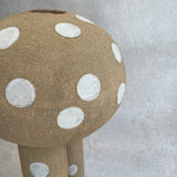 Two Legged "Pod" Vase in Spots - Tall - December 2023