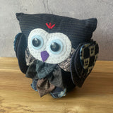 Japanese Owl Figure - Hand Stitched