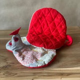 Japanese Pot Holders (pair) - Chicken Shaped - Hand Stitched