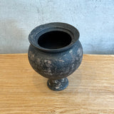 Rimmed Pedastal Vases - Black • serious PLAY