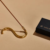 Incense Holder - Brass - Curved