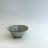 Breakfast Bowl #05 - Carved - Grey / Green