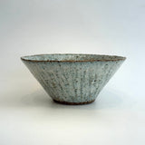 Breakfast Bowl #05 - Carved - Grey / Green