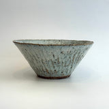 Breakfast Bowl #05 - Carved - Grey / Green