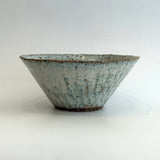 Breakfast Bowl #05 - Carved - Grey / Green