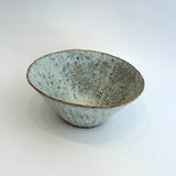 Breakfast Bowl #05 - Carved - Grey / Green