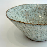 Breakfast Bowl #05 - Carved - Grey / Green