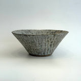 Breakfast Bowl #03 - Carved - White Wash