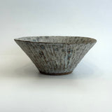 Breakfast Bowl #03 - Carved - White Wash