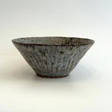 Breakfast Bowl #07 - Carved - Dark Brown