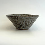 Breakfast Bowl #06 - Carved - Dark Brown