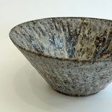 Breakfast Bowl #06 - Carved - Dark Brown